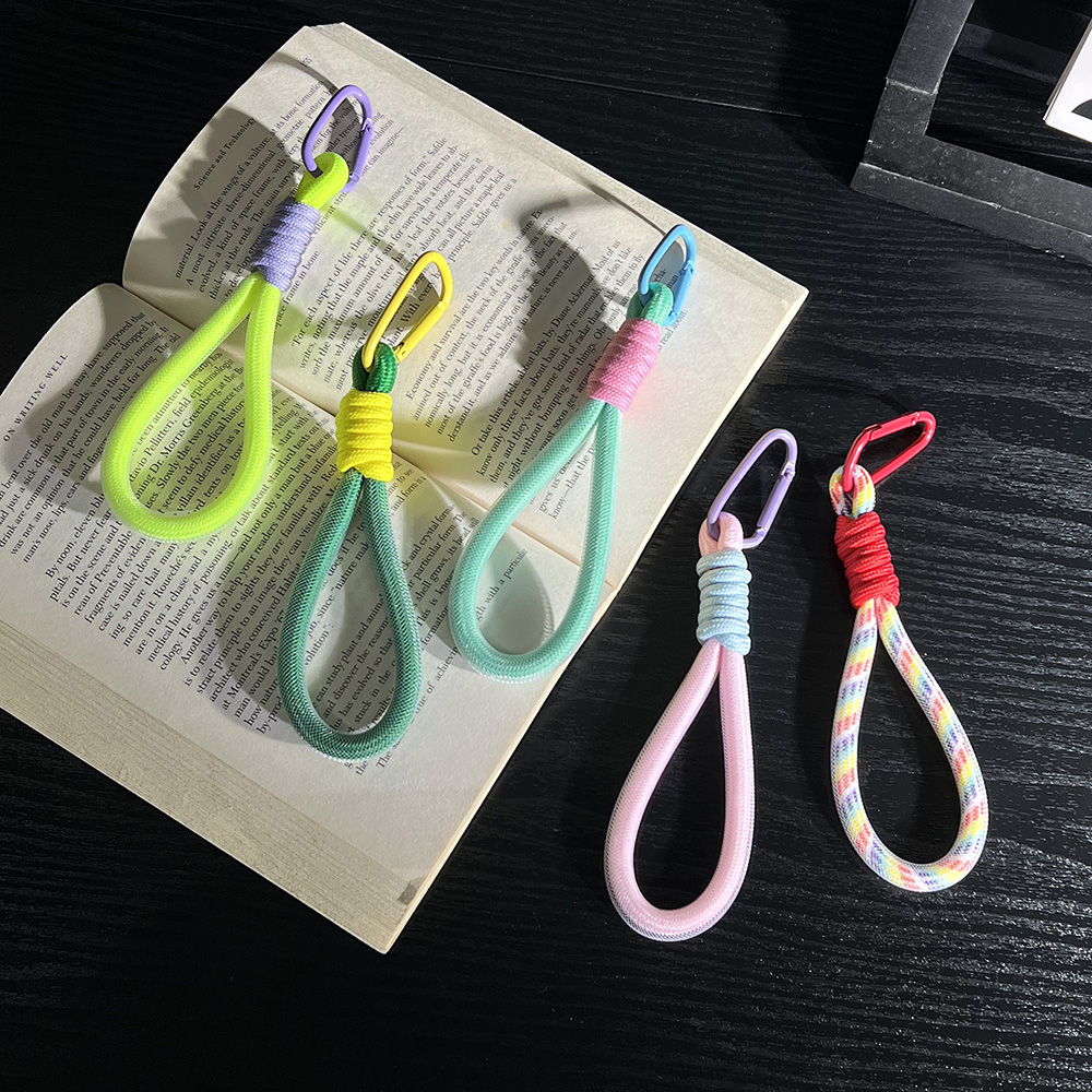 Phone Accessories And Electronics - メッシュランドヤード蛍光ペンダント携帯電話バッグロープキーホルダーファッションクリエイティブ装飾キーコードアクセサリーリストストラップ