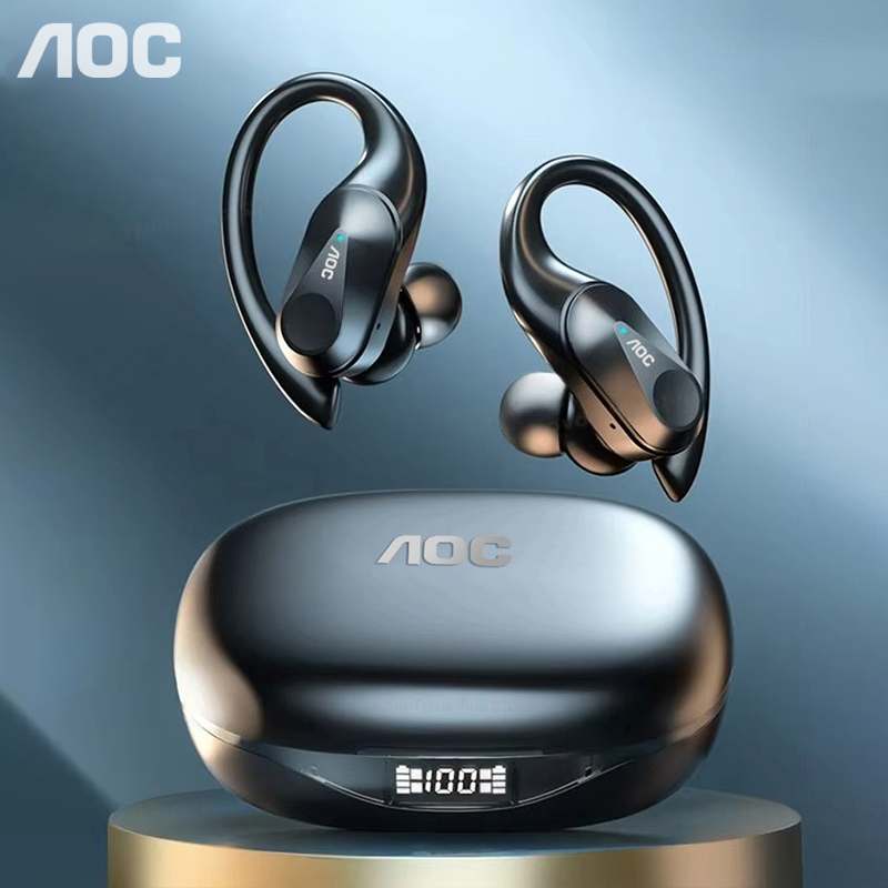 Wireless Earbuds Case - Choice AOC スポーツ ヘッドセット ワイヤレス Bluetooth