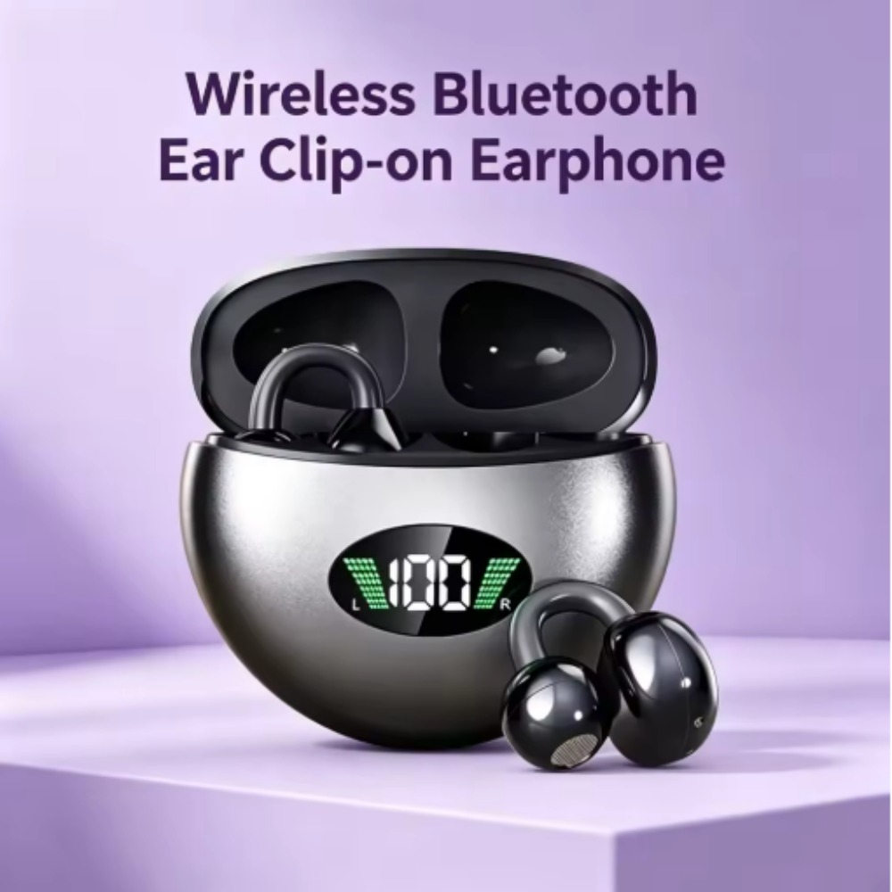 Wireless Earbuds Case - 2028 ワイヤレスBluetoothイヤホン、クリップ式Q71イヤホン、高音質、Xiaomiイヤホン用、LEDディスプレイ付きヘッドホン、音楽・スポーツ用ヘッドセット。