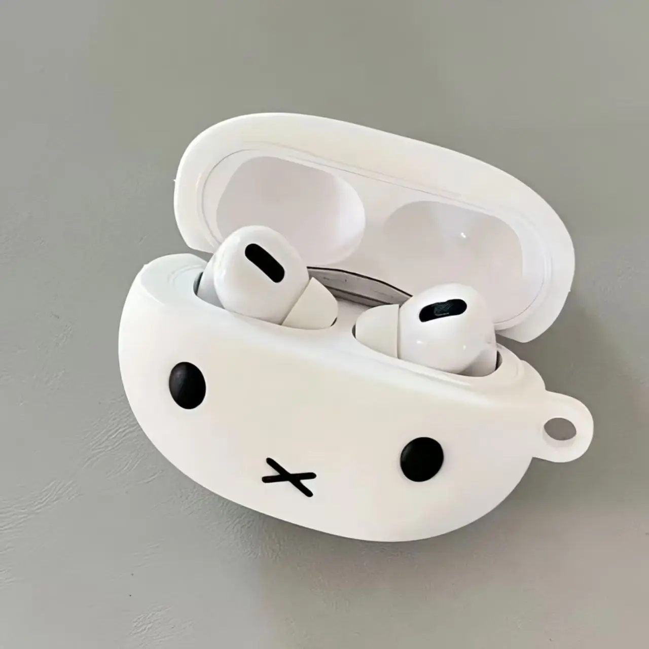 Wireless Earbuds Case - ミッフィーのかわいいシリコン製Bluetoothワイヤレスイヤホンケース、Airpods 4/1/2世代、Pro 3用保護カバー、おもちゃ、誕生日プレゼント