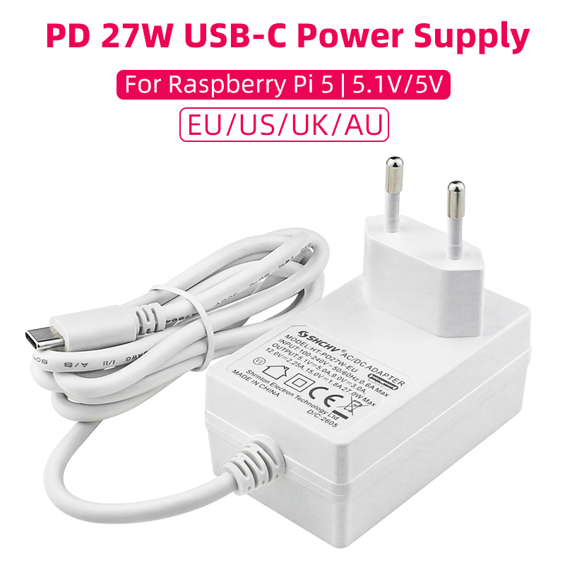 Phone Accessories Uk - Raspberry Pi 5 5.1V 5A 電源