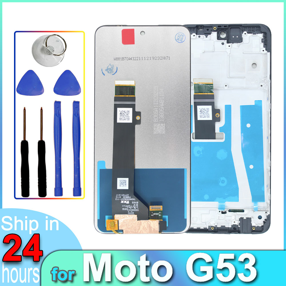 Phone Accessories Display Board - モトローラ Moto G53 XT2335用LCDディスプレイ タッチスクリーン デジタイザー