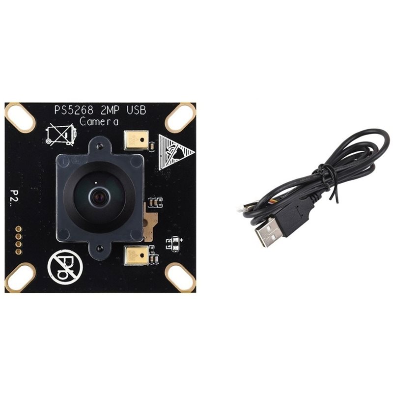 Phone Accessories Highpoint - 【スマートフォン用アクセサリー】高ダイナミックレンジ対応2MP PS5268カメラモジュール、タイプB、USB 2.0インターフェース、ローリングシャッター対応、オンボード搭載