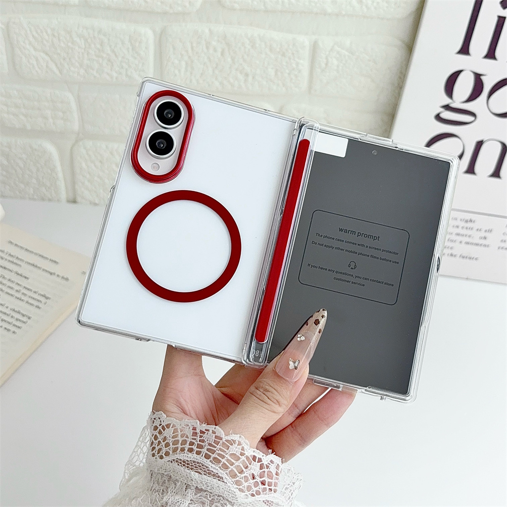 Phone Accessories Display - マット半透明PC製スマホケース（フロントスクリーンフィルム付きまたはフィルムなし）Samsung Galaxy Z Fold 8 Ultra