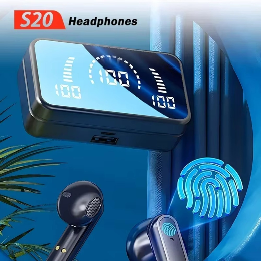 QCY TWS S20 ワイヤレスイヤホン Bluetoot - Wireless Earbuds Case のレビューと価格