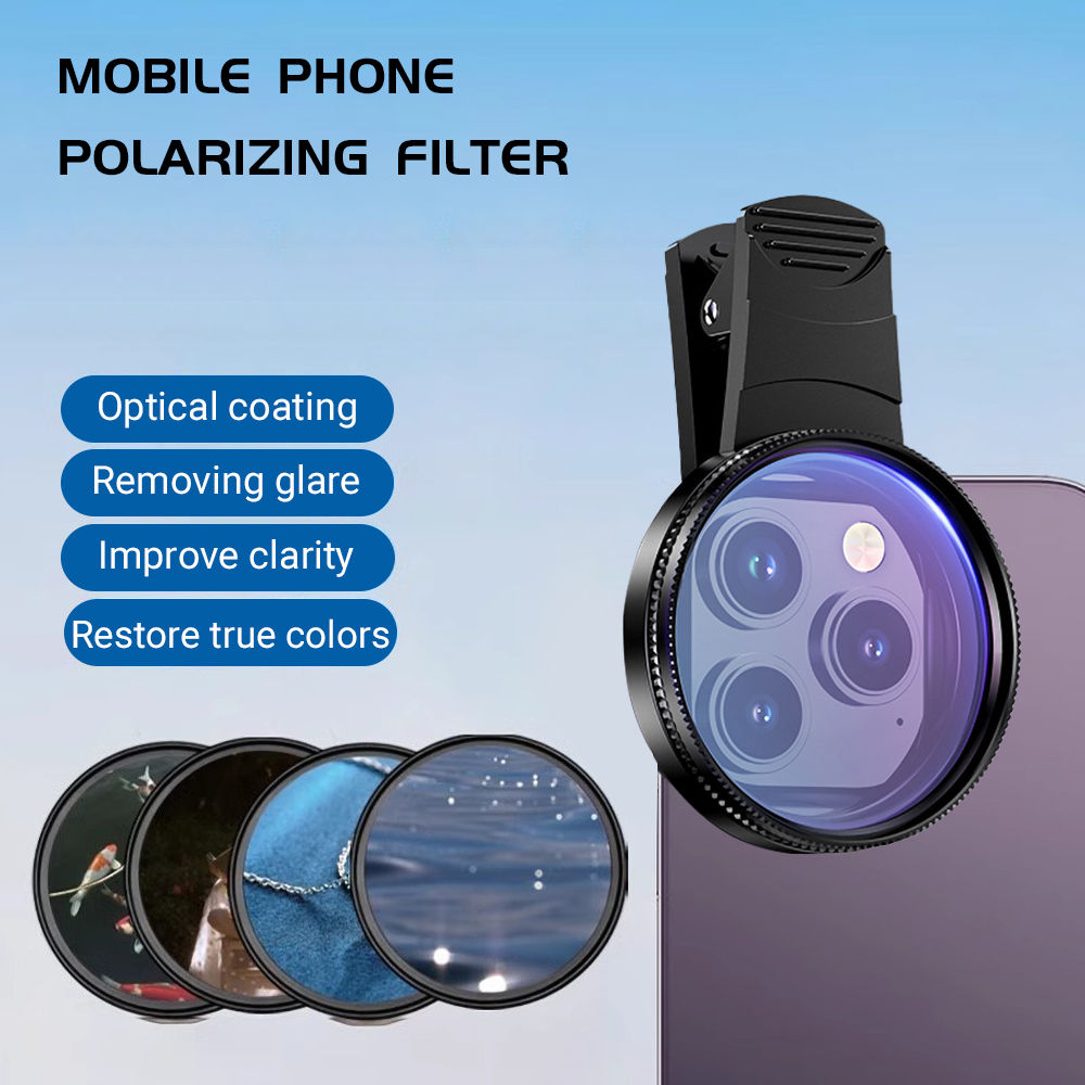 52 ミリメートル携帯電話レンズユニバーサル偏光カメラクリッ - Phone Accessories And Electronics のレビューと価格