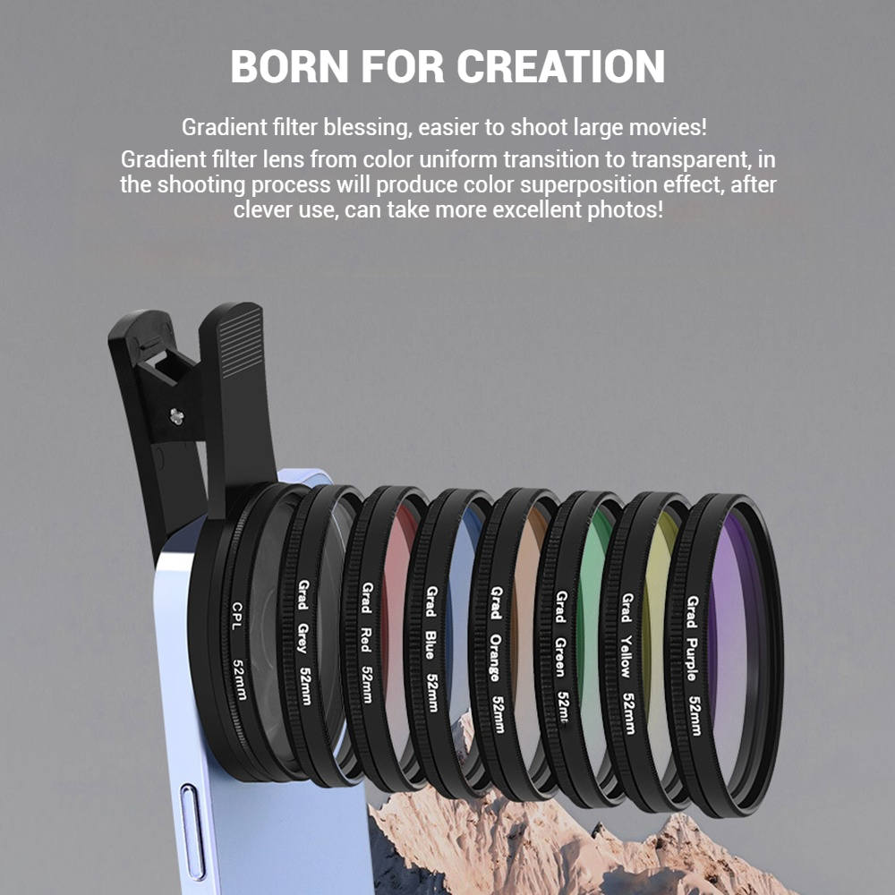 52 ミリメートル携帯電話レンズユニバーサル偏光カメラクリッ - Phone Accessories And Electronics のレビューと価格