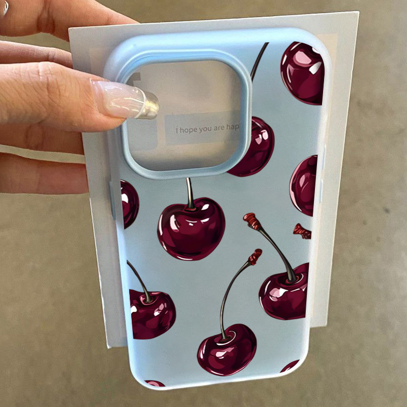 レッドチェリーゼリー風スマホケース Samsung Gala - Phone Accessories Red のレビューと価格