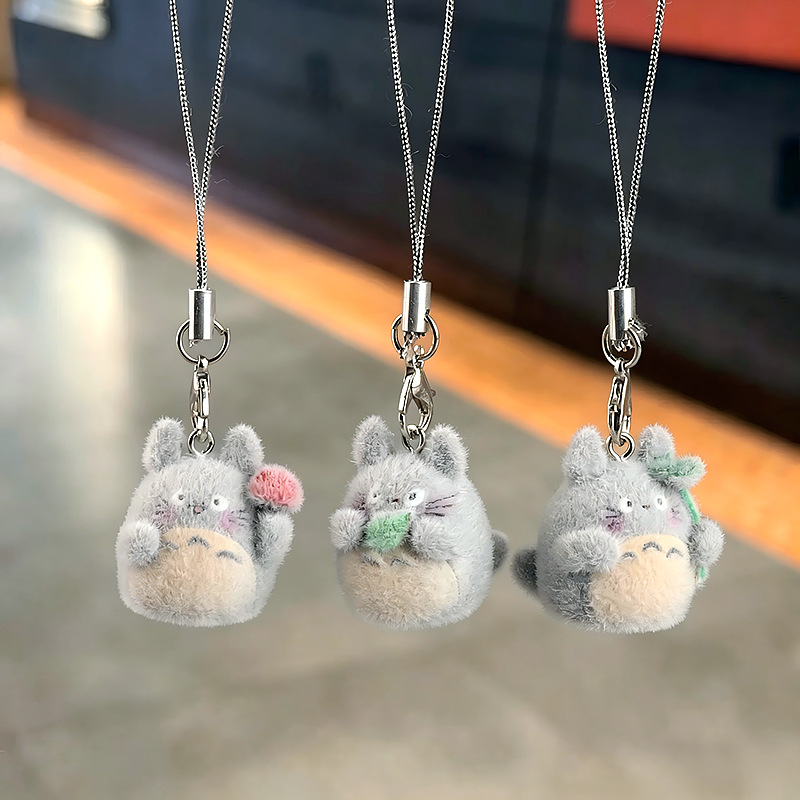 ふわふわ素材の小さな人形型キーホルダー。かわいいチンチラのモ - Phone Accessories And Electronics のレビューと価格