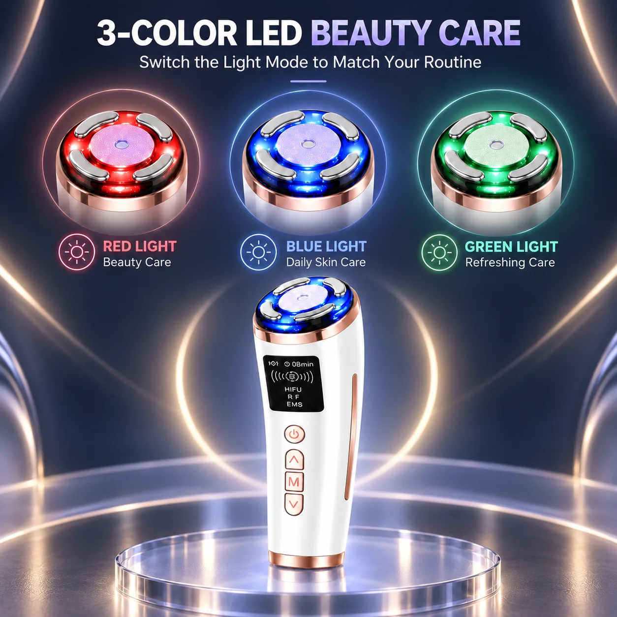 4 in 1 HIFU RF EMS フェイシャル美容機器  - Phone Accessories Uk のレビューと価格