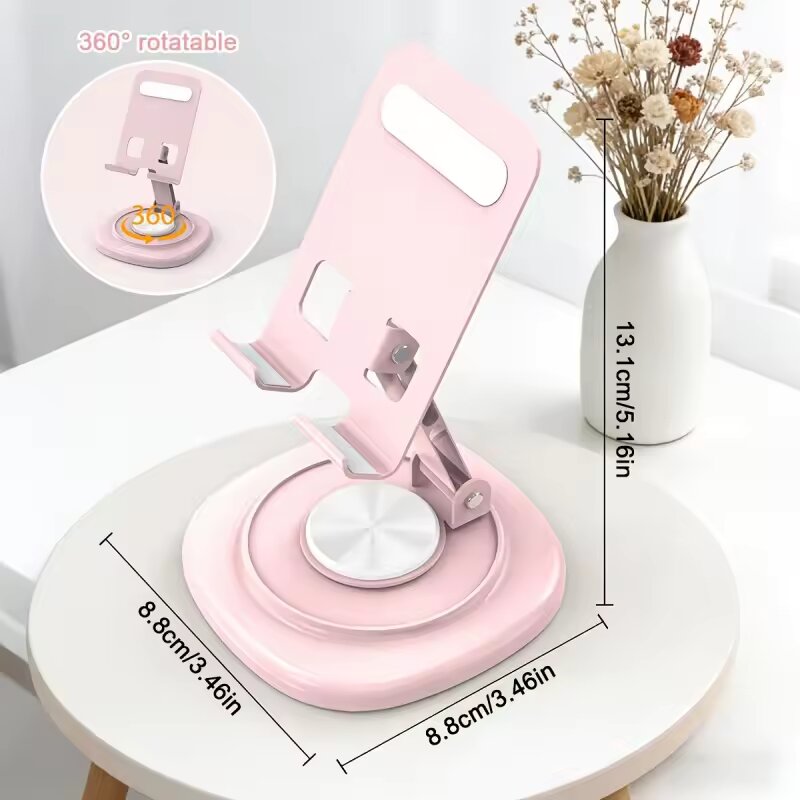 360度回転可能折りたたみ式デスクトップ電話スタンドポータブ - Phone Accessories And Electronics のレビューと価格