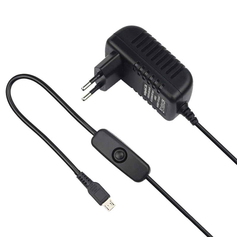 5V 3A ラズベリーパイ 3 モデル B+ 電源マイクロ  - Phone Accessories Uk のレビューと価格