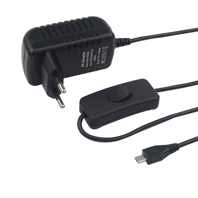 5V 3A ラズベリーパイ 3 モデル B+ 電源マイクロ  - Phone Accessories Uk のレビューと価格