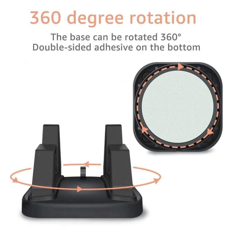 360 度回転車の携帯電話ホルダーダッシュボード粘着ユニバー - Phone Accessories And Electronics のレビューと価格