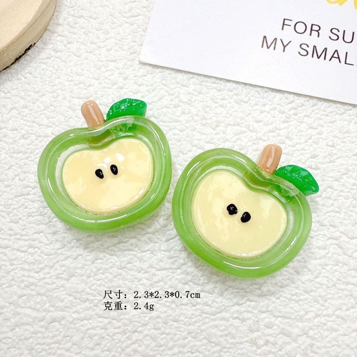 10pc/30pc 氷透明模擬アップル Diy 樹脂アクセサ - Phone Accessories Box Set のレビューと価格