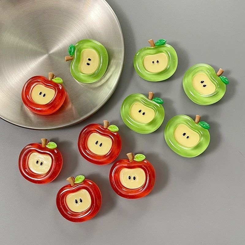 10pc/30pc 氷透明模擬アップル Diy 樹脂アクセサ - Phone Accessories Box Set のレビューと価格
