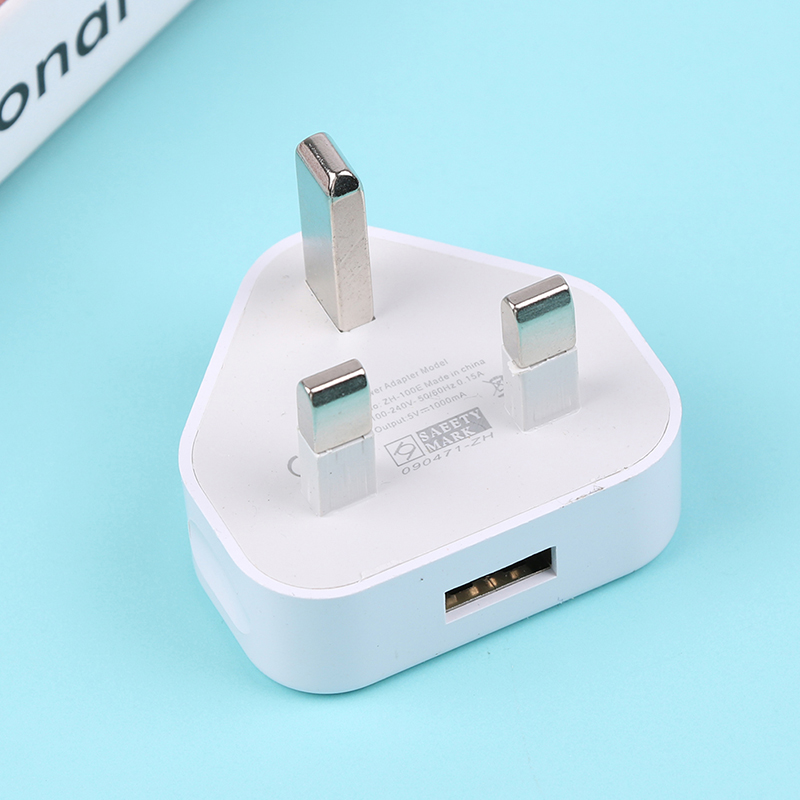 ユニバーサル3ピンウォールチャージャー,1または2つのUSB - Phone Accessories Uk のレビューと価格