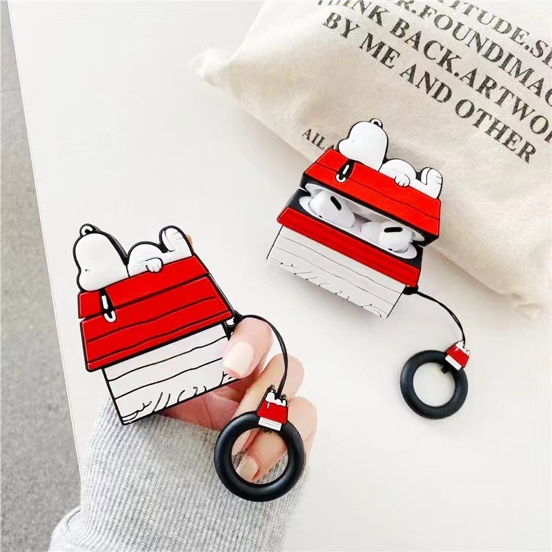 人気のルーフスヌーピーAirPods Proシリコンケース、 - Wireless Earbuds Case のレビューと価格