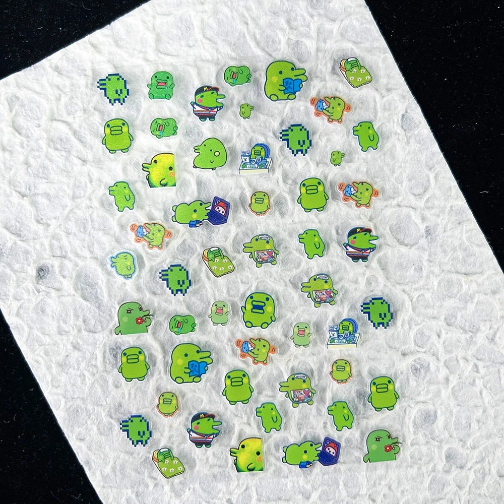 かわいいゲーム進化電子ペットステッカーネイルアートかわいい動 - Phone Accessories And Electronics のレビューと価格
