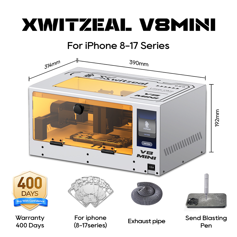 Xwitzeal ®   iPhone背面ガラス修理用V8  - Phone Accessories Repair のレビューと価格