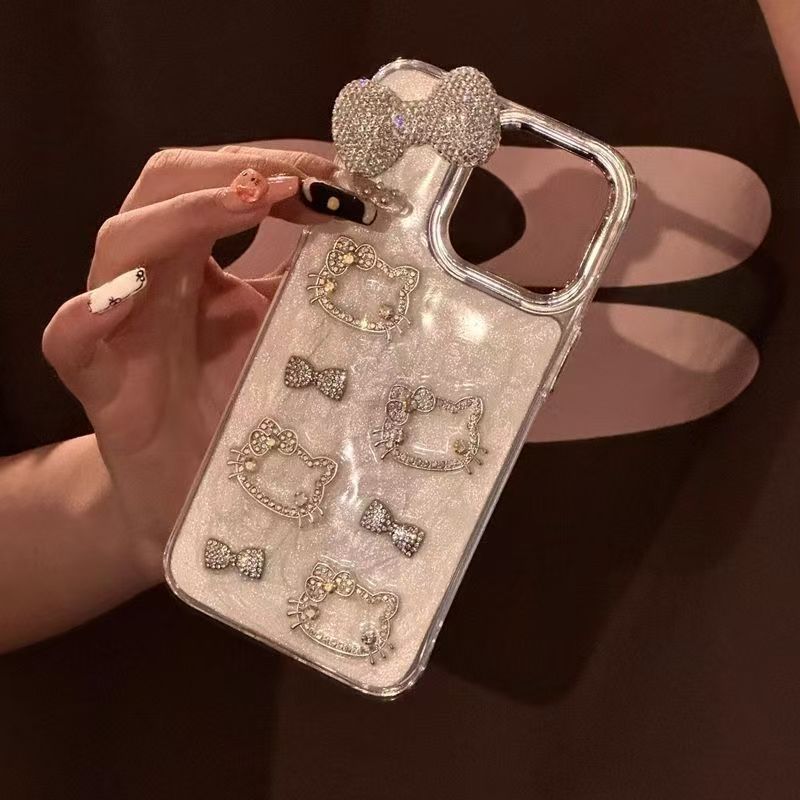 新作クリエイティブラグジュアリーカートゥーン猫アニメダイヤモ - Phone Accessories Box Set のレビューと価格