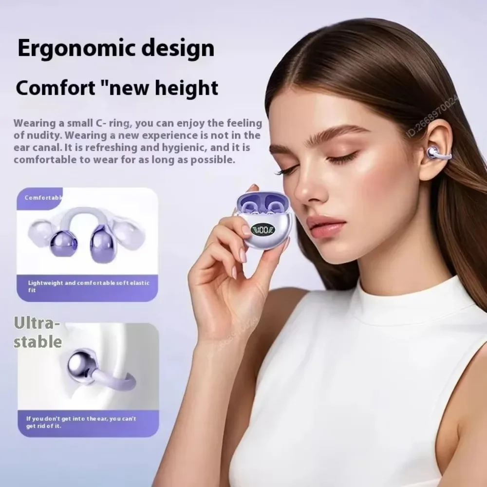 2028 ワイヤレスBluetoothイヤホン、クリップ式Q - Wireless Earbuds Case のレビューと価格