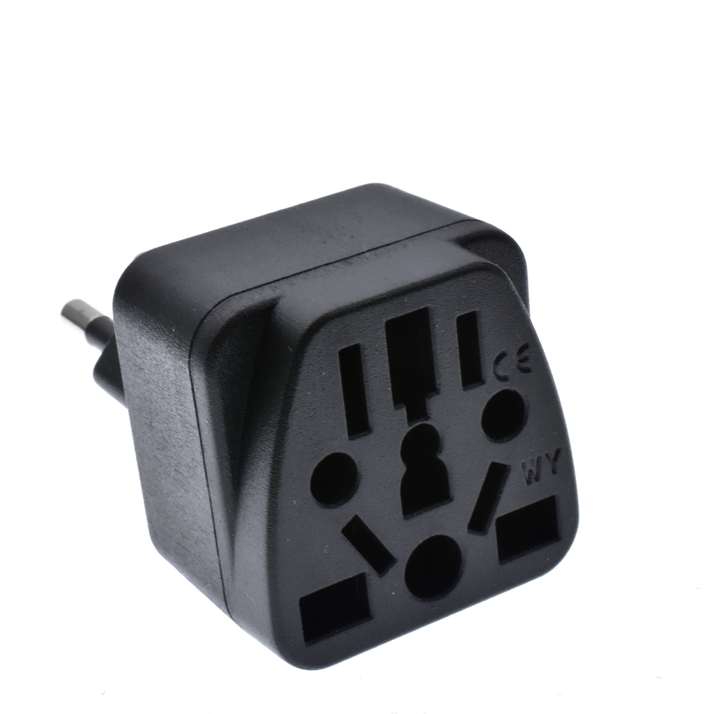 ユニバーサルブラジルプラグアダプタ 3 ピン EU ユーロ  - Phone Accessories Uk のレビューと価格