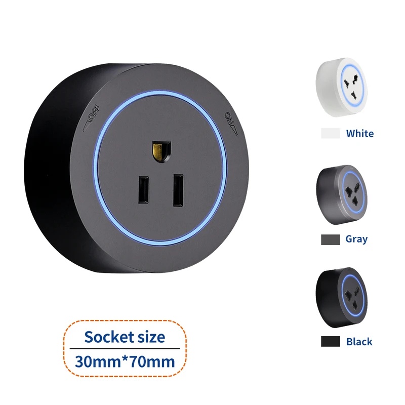 白黒壁面電源トラックソケットEU UK FR韓国標準家庭用キ - Phone Accessories Uk のレビューと価格